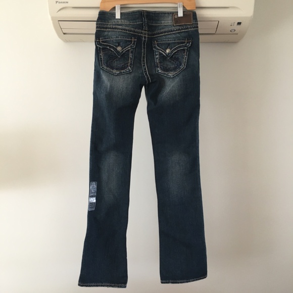 Silver Jeans McKenzie slim straight leg sz 28/34 NWOT - Picture 2 of 7